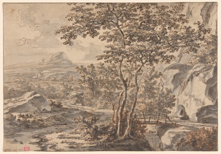 Italian Landscape with a Bridge — Jan Both