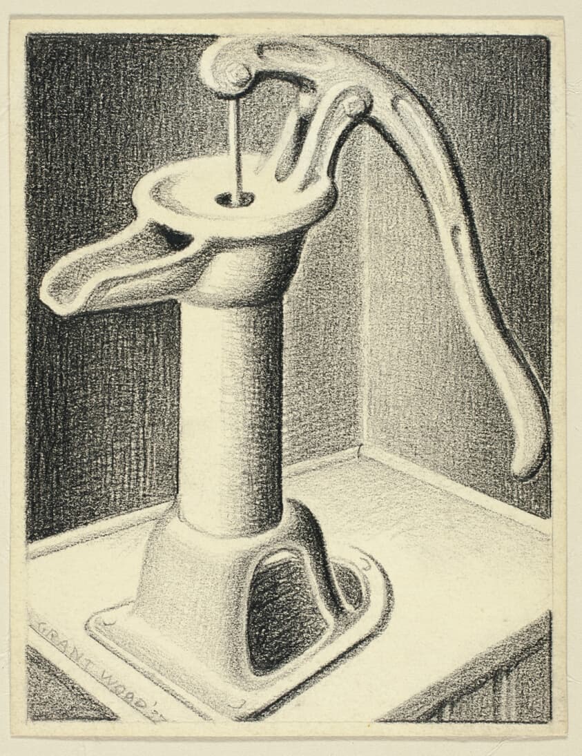 The Pump — Grant Wood