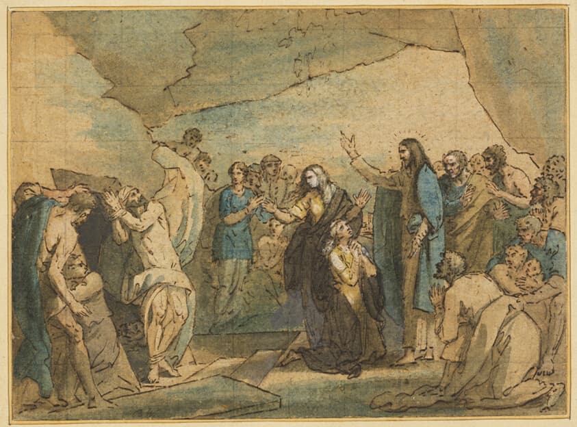 The Raising of Lazarus — Benjamin West