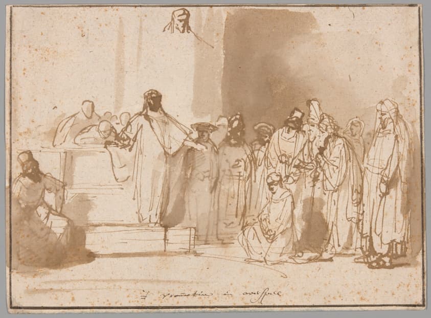 Christ and the Woman Taken in Adultery — Gerbrand van den Eeckhout