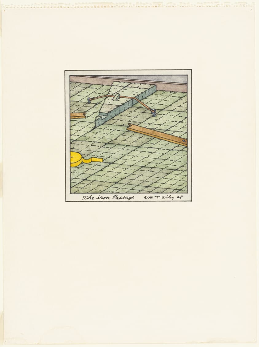 The Iron Passage — William T. Wiley