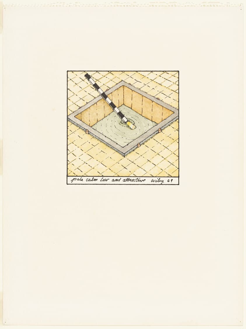 Pale Calm Low and Attractive — William T. Wiley