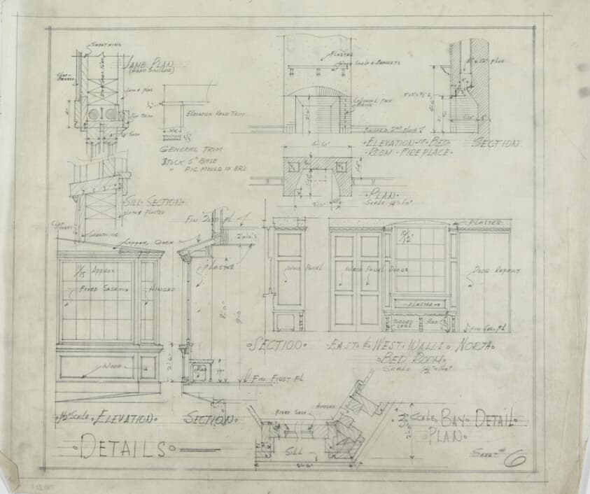 John T. McCutcheon House, Lake Forest, Illinois, Alterations — Howard Van Doren Shaw
