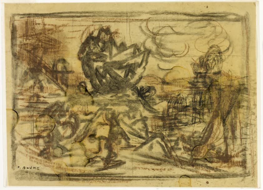 Study for The Rock — Peter Blume