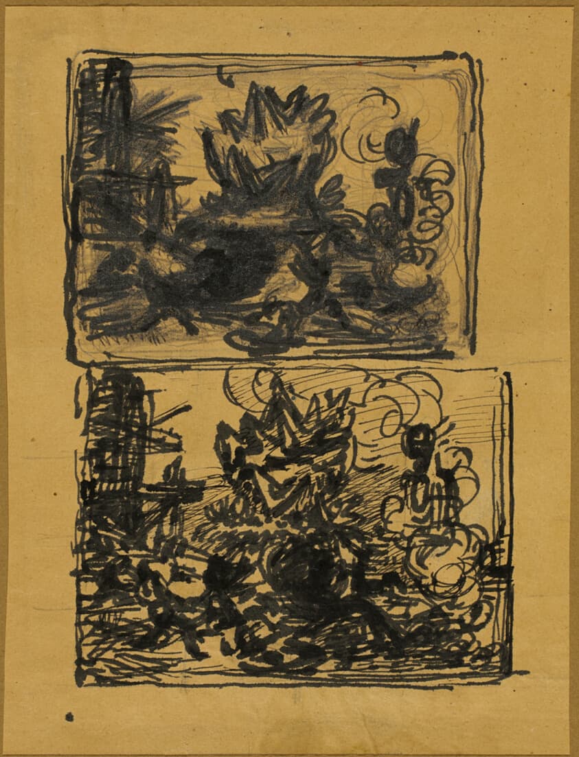 Studies for The Rock — Peter Blume