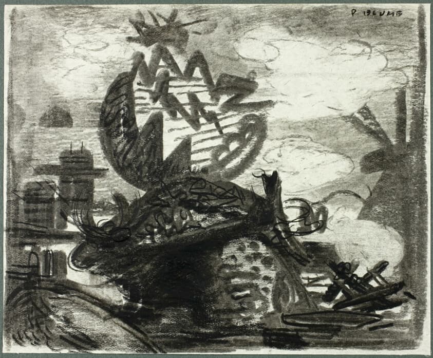 Study for The Rock — Peter Blume