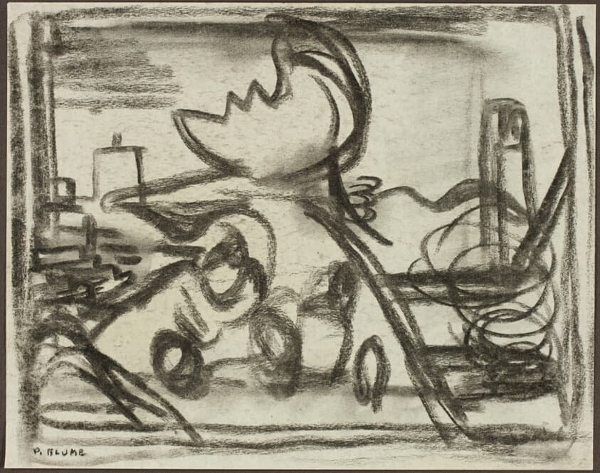 Study for The Rock — Peter Blume