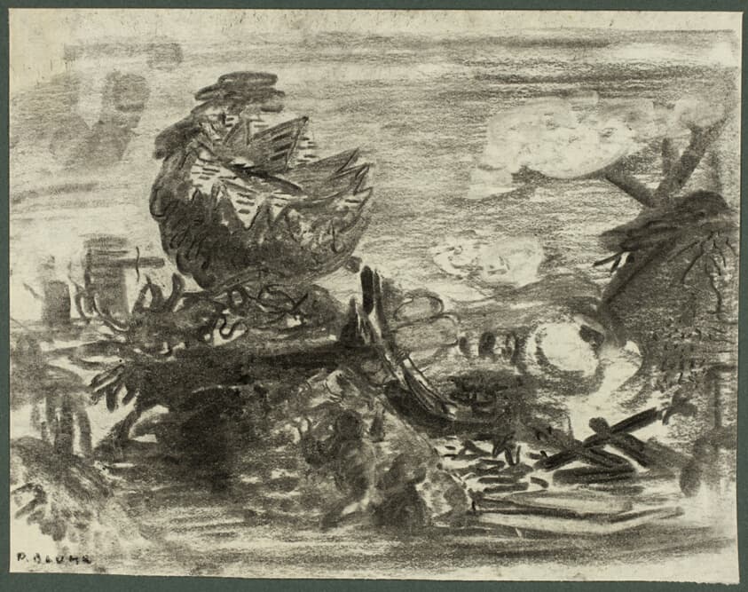 Study for The Rock — Peter Blume