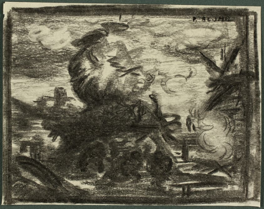 Study for The Rock — Peter Blume