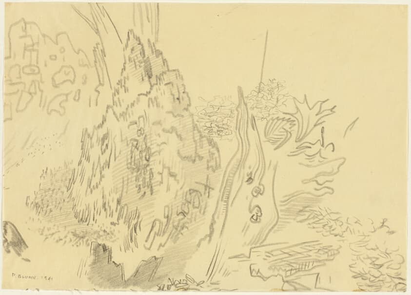 Study for Flowering Stump — Peter Blume