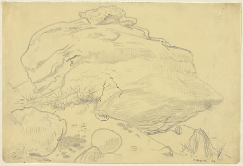 Study for The Rock — Peter Blume