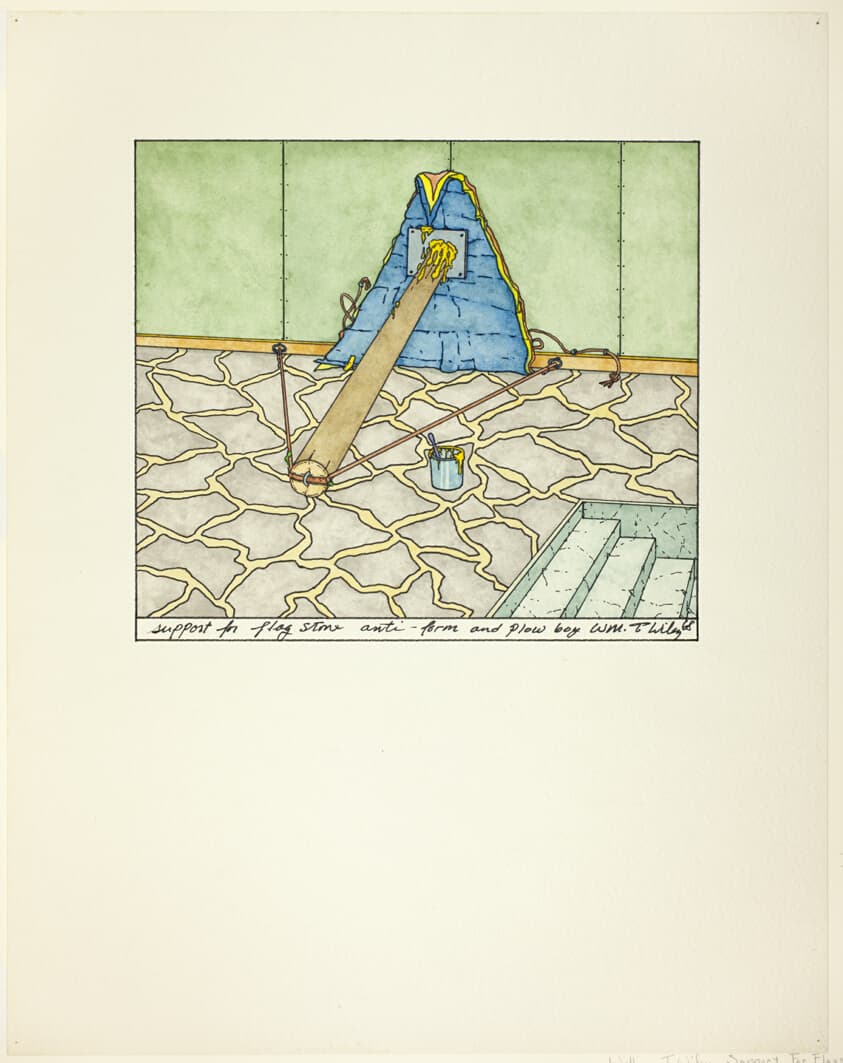 Support for Flagstone Anti-Form and Plow-Boy — William T. Wiley