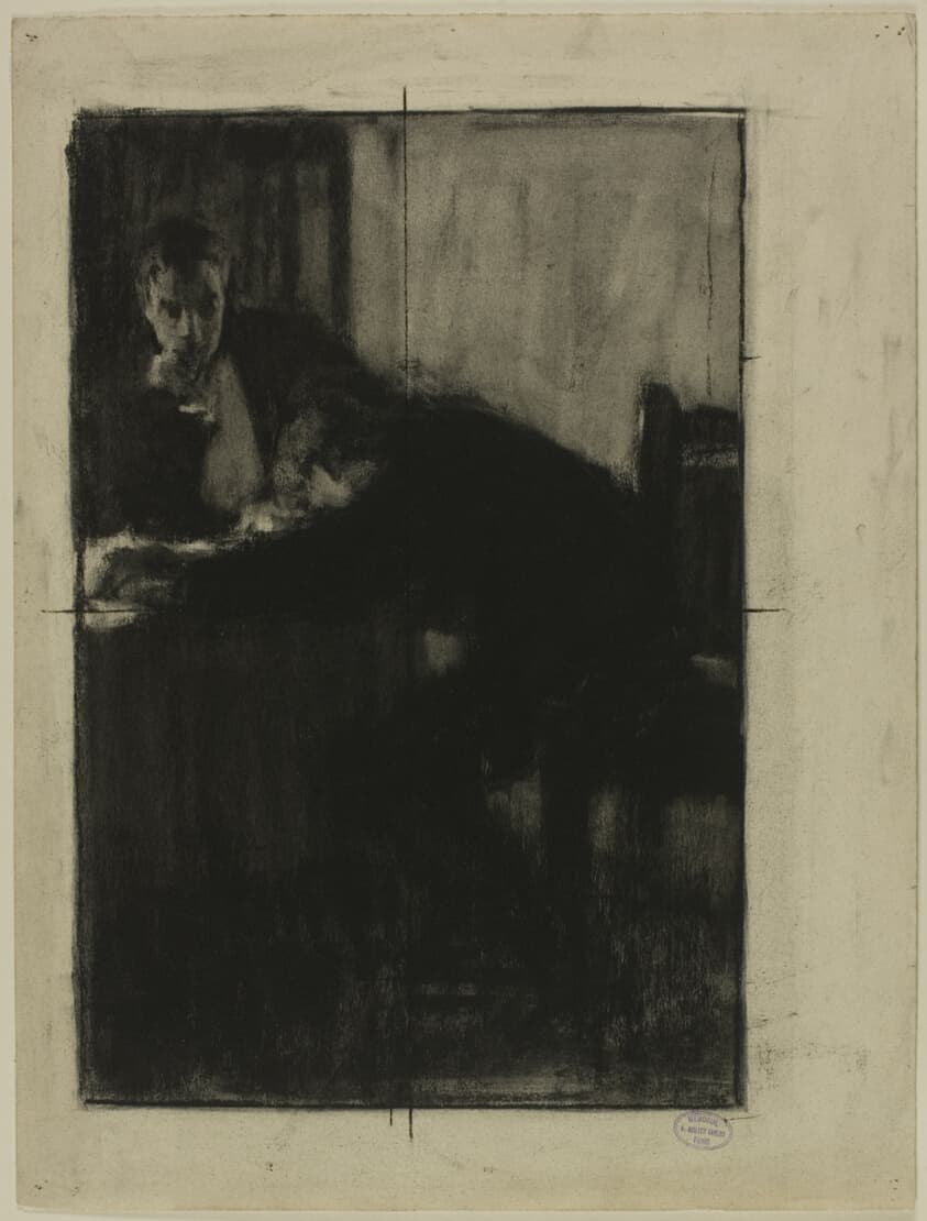 Two Men at a Table — Frank Walter Taylor