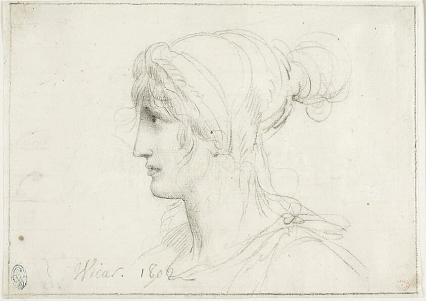 Profile of a Woman — Jean Baptiste Joseph Wicar