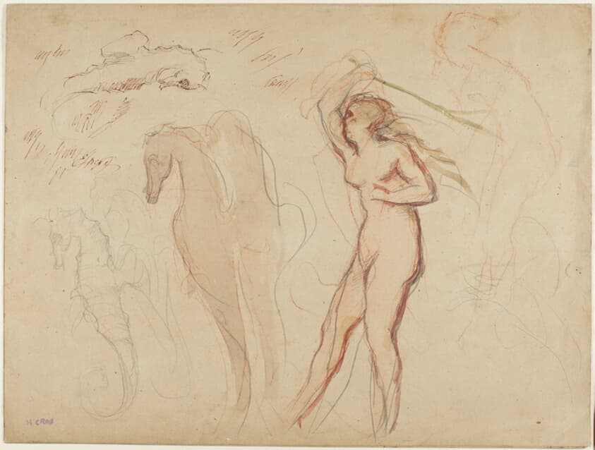 Sheet of Studies — Henri Cros