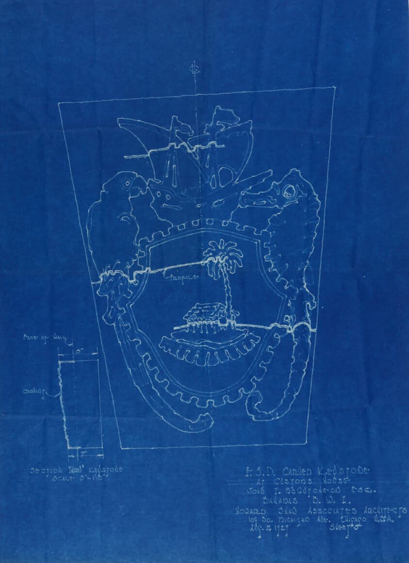 McCutcheon Customs House, Bahamas, Keystone — Howard Van Doren Shaw