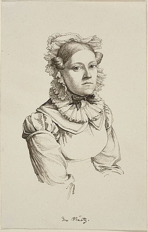 Bust of Eva Maatz — Gerhardt Wilhelm von Reutern