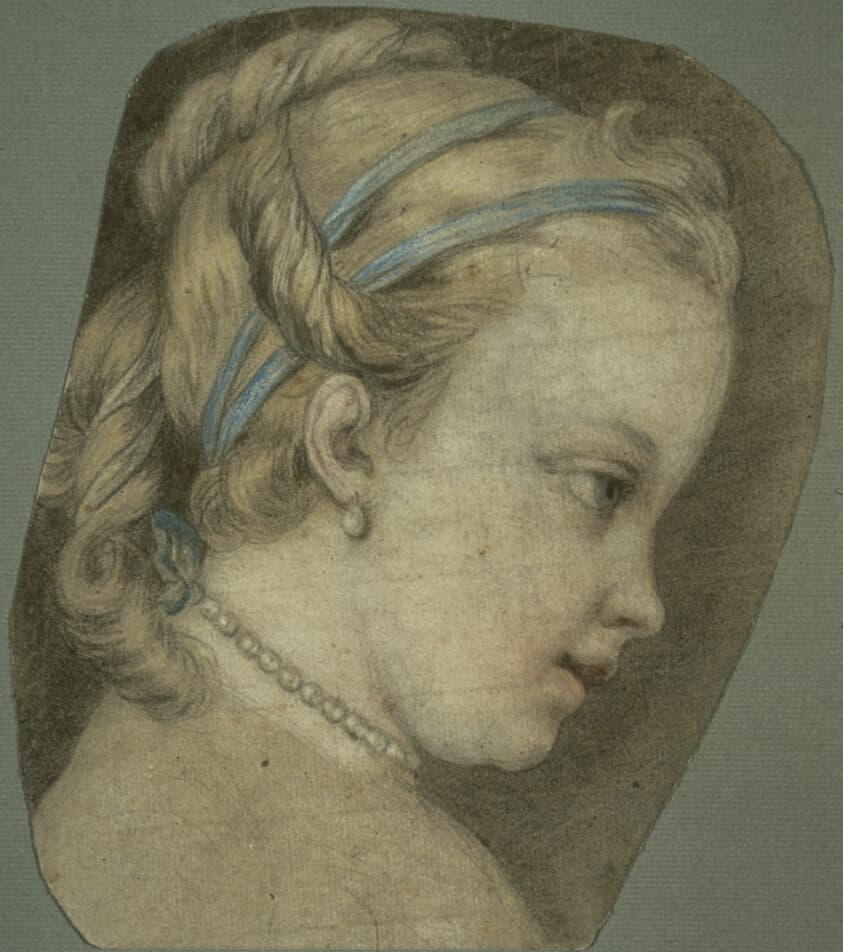 Young Girl Facing to the Right — Carle van Loo