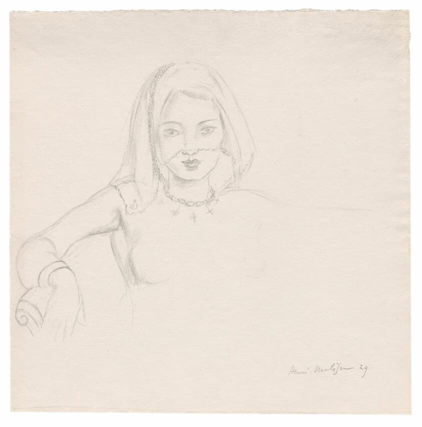 Young Woman with a Veil — Henri Matisse