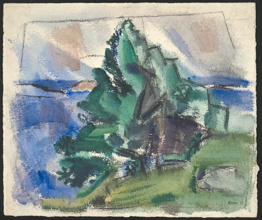The Tree, Bare Island, Maine — John Marin