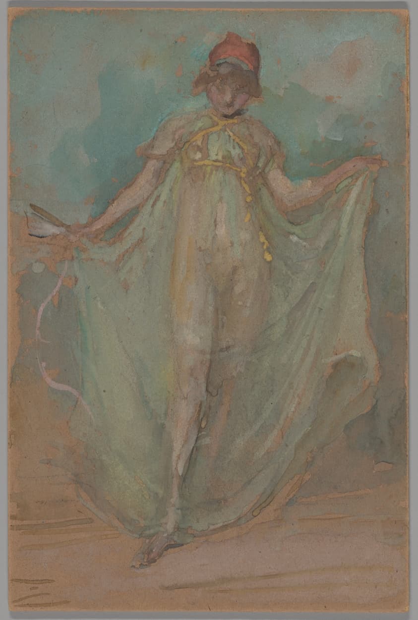 Green and Blue: The Dancer — James McNeill Whistler