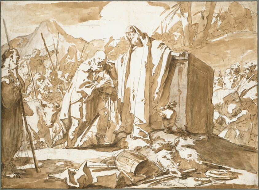 The Meeting of Abraham and Melchizedek — Giovanni Battista Tiepolo