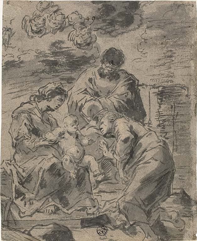 The Mystic Marriage of Saint Catherine — Leonard Bramer