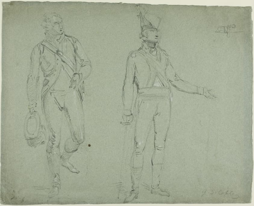 Two American Officers — John Singleton Copley