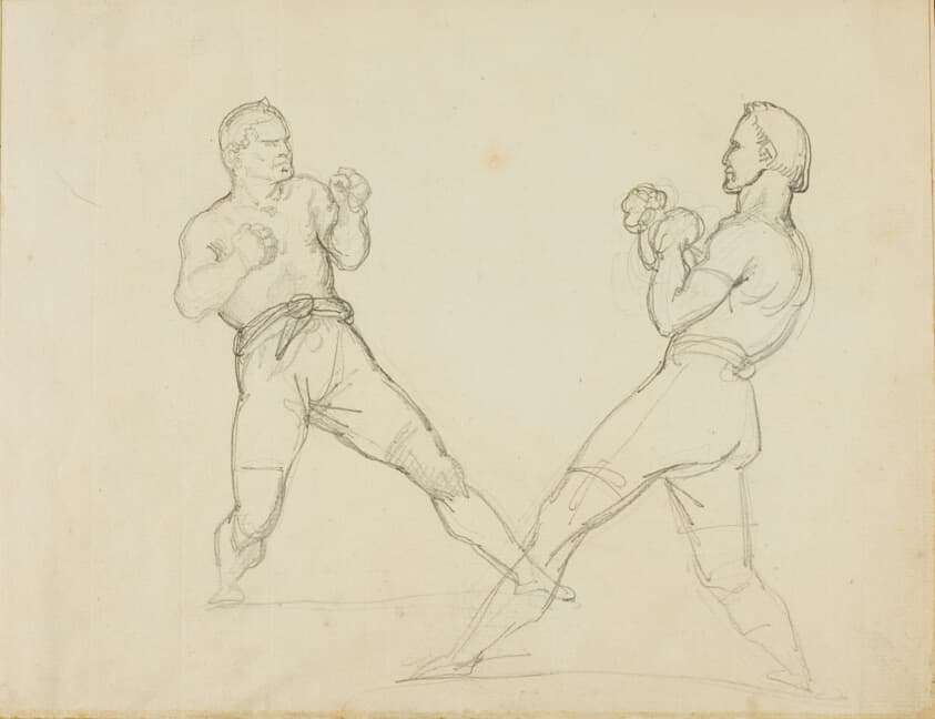 Two Boxers Sparring — Jean Louis André Théodore Géricault