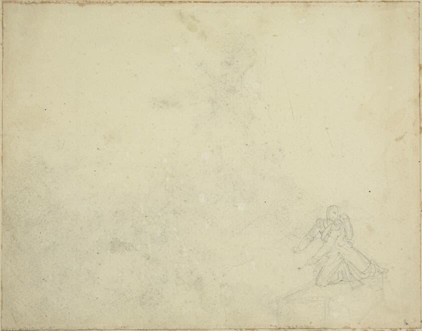 Study of Kneeling Figure — Jean Louis André Théodore Géricault
