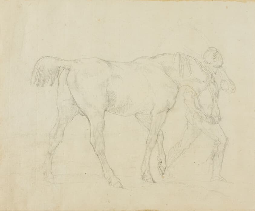 Groom Leading a Horse — Jean Louis André Théodore Géricault