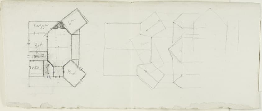 Floor Plans for a House — John Marin