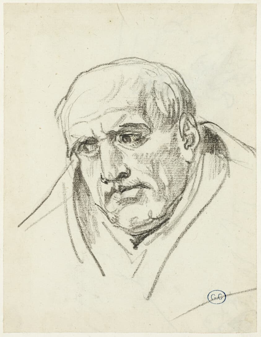 Bust of an Older Man — Jacques-Louis David