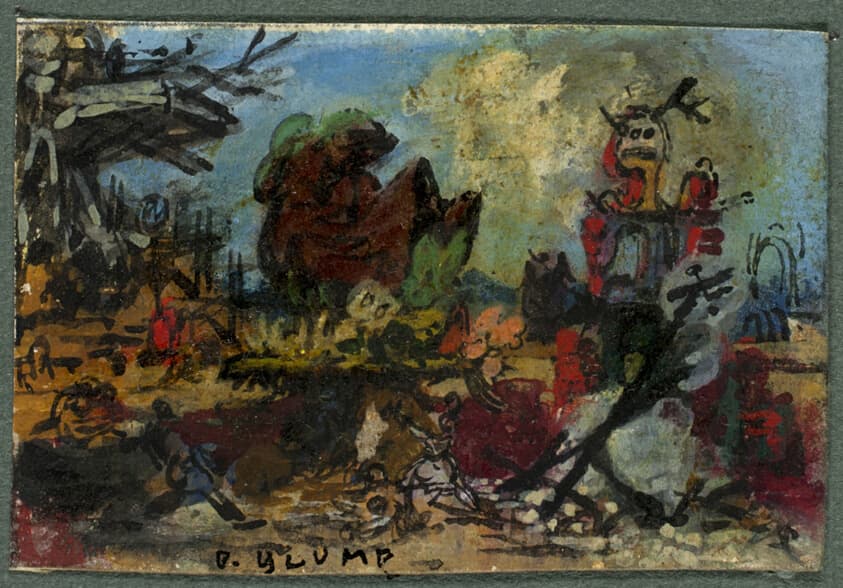 Study for The Rock — Peter Blume