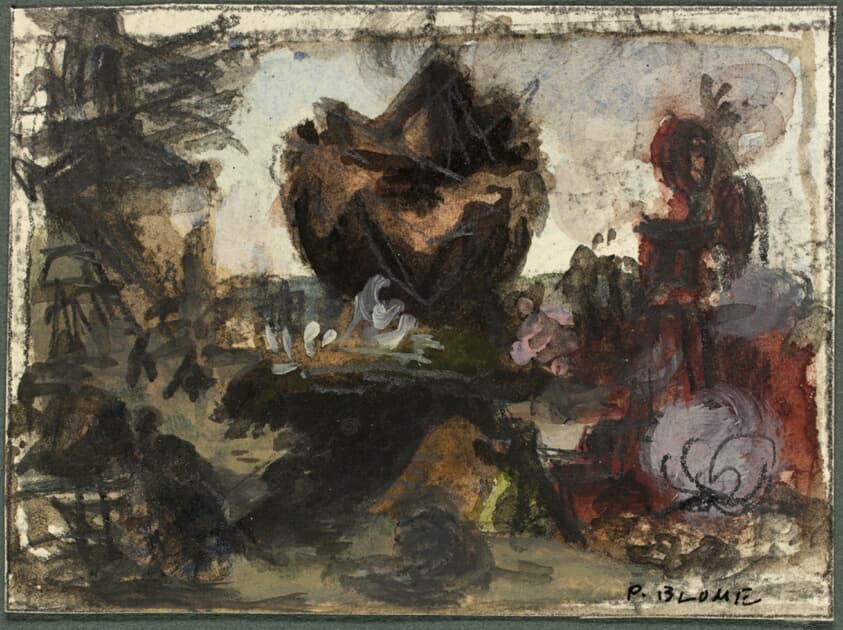 Study for The Rock — Peter Blume