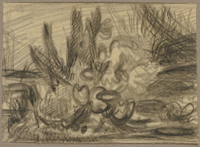 Study for Flowering Stump — Peter Blume