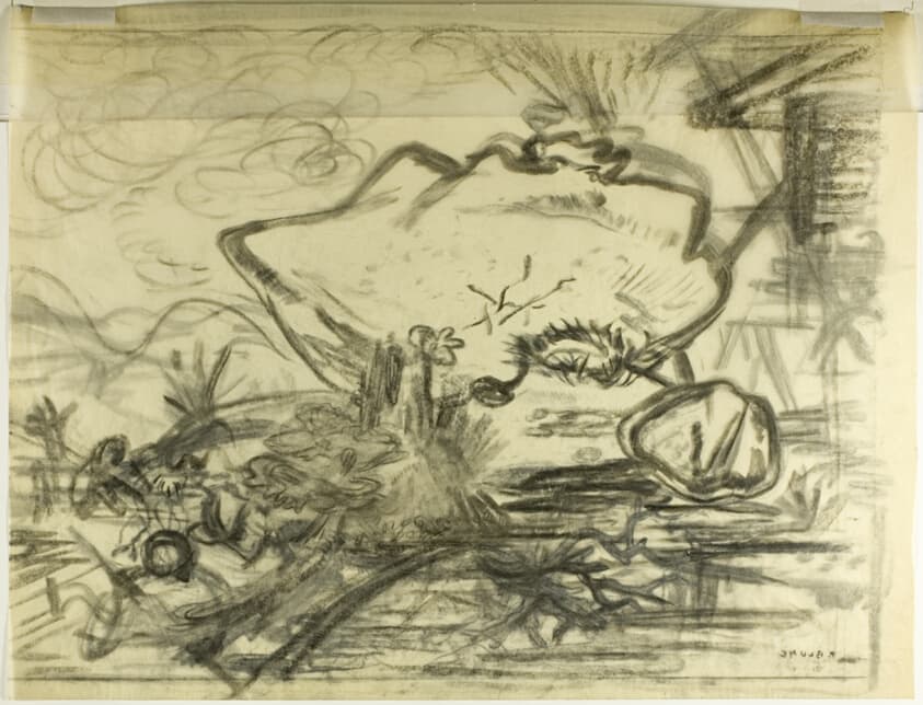 Study for The Rock — Peter Blume