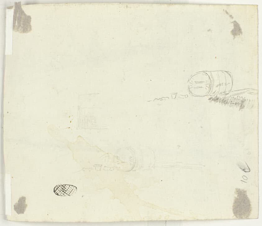 Sketches of a Barrel and Other Objects — Pierre Antoine Mongin