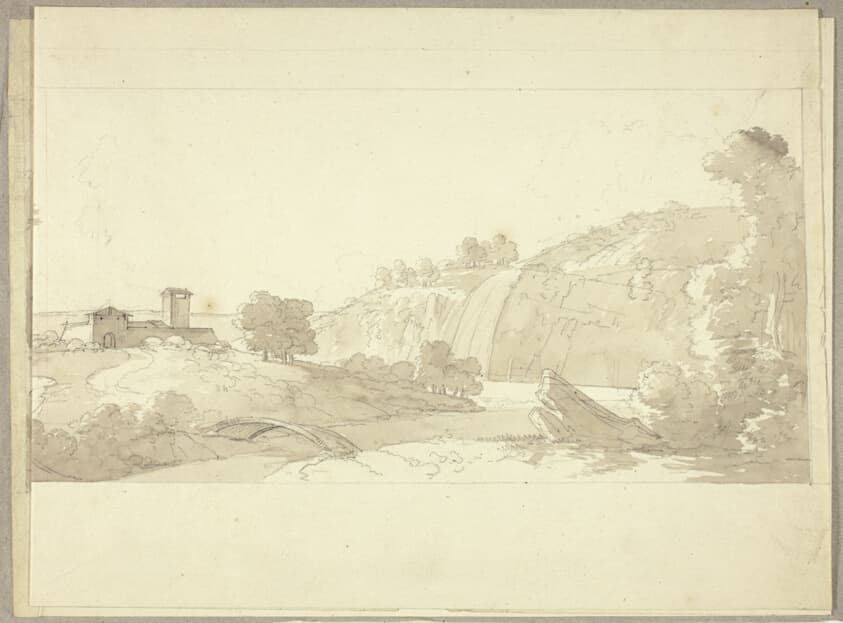 Panoramic Italian Landscape — Pierre Antoine Mongin