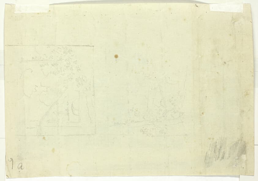 Two Sketches of a Park — Pierre Antoine Mongin