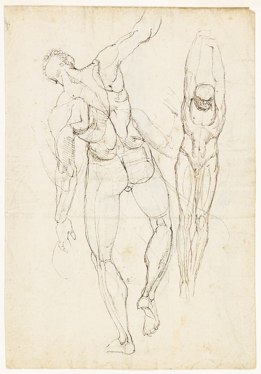 Figure Studies (recto and verso) — Henry Fuseli