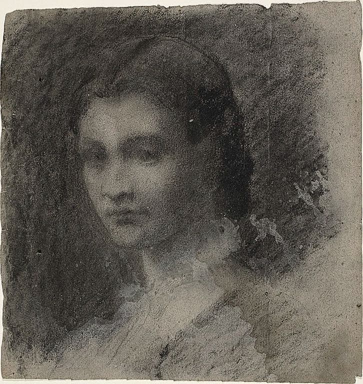 Bust of a Young Woman (recto); Seated Female Figure (verso) — Jean Baptiste Carpeaux