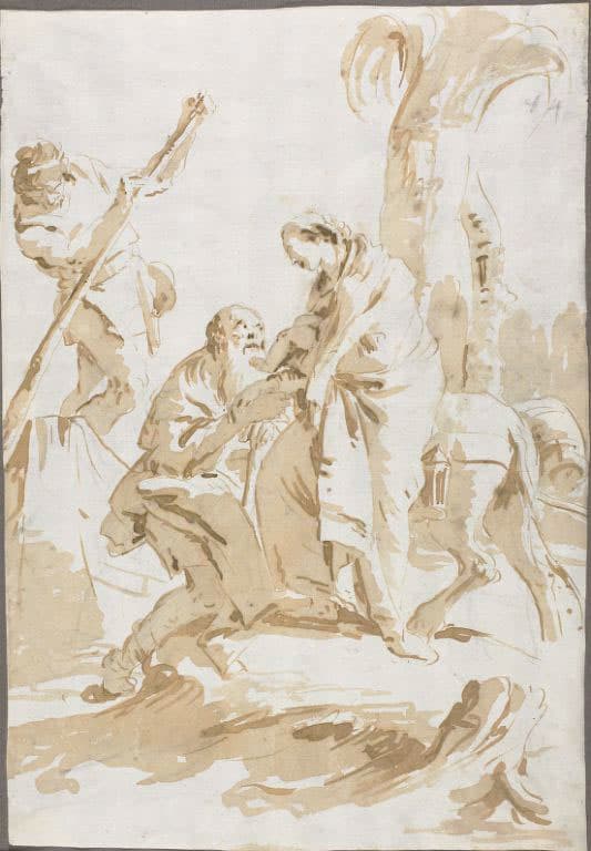 The Flight Into Egypt — Giovanni Battista Tiepolo