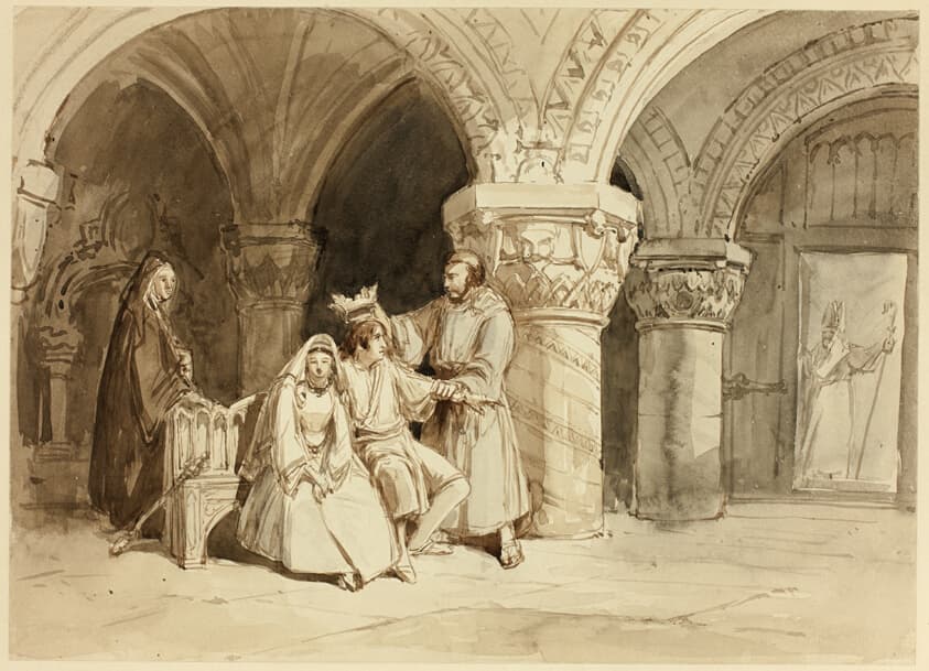 Edwy and Elgiva — Clarkson Stanfield