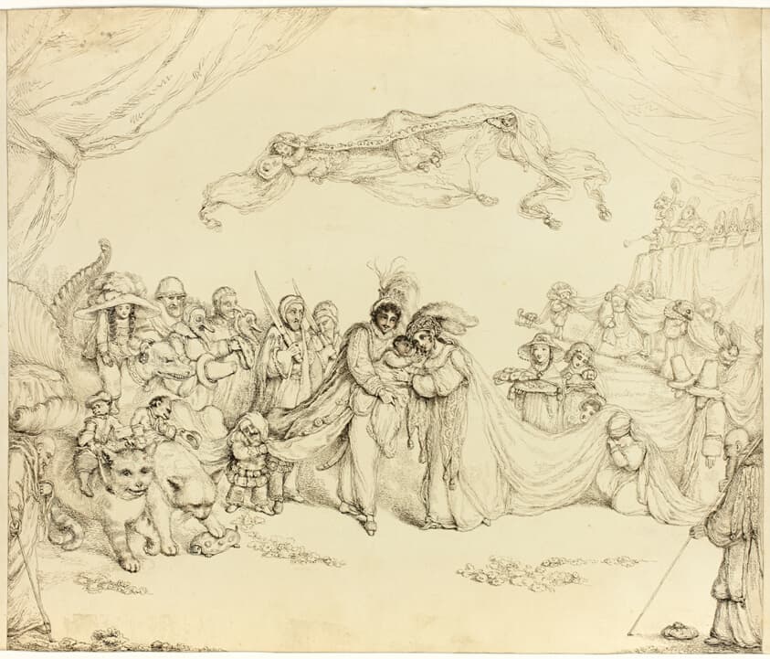 Oberon and Titania, from A Midsummer Night's Dream — Charles Kirkpatrick Sharpe