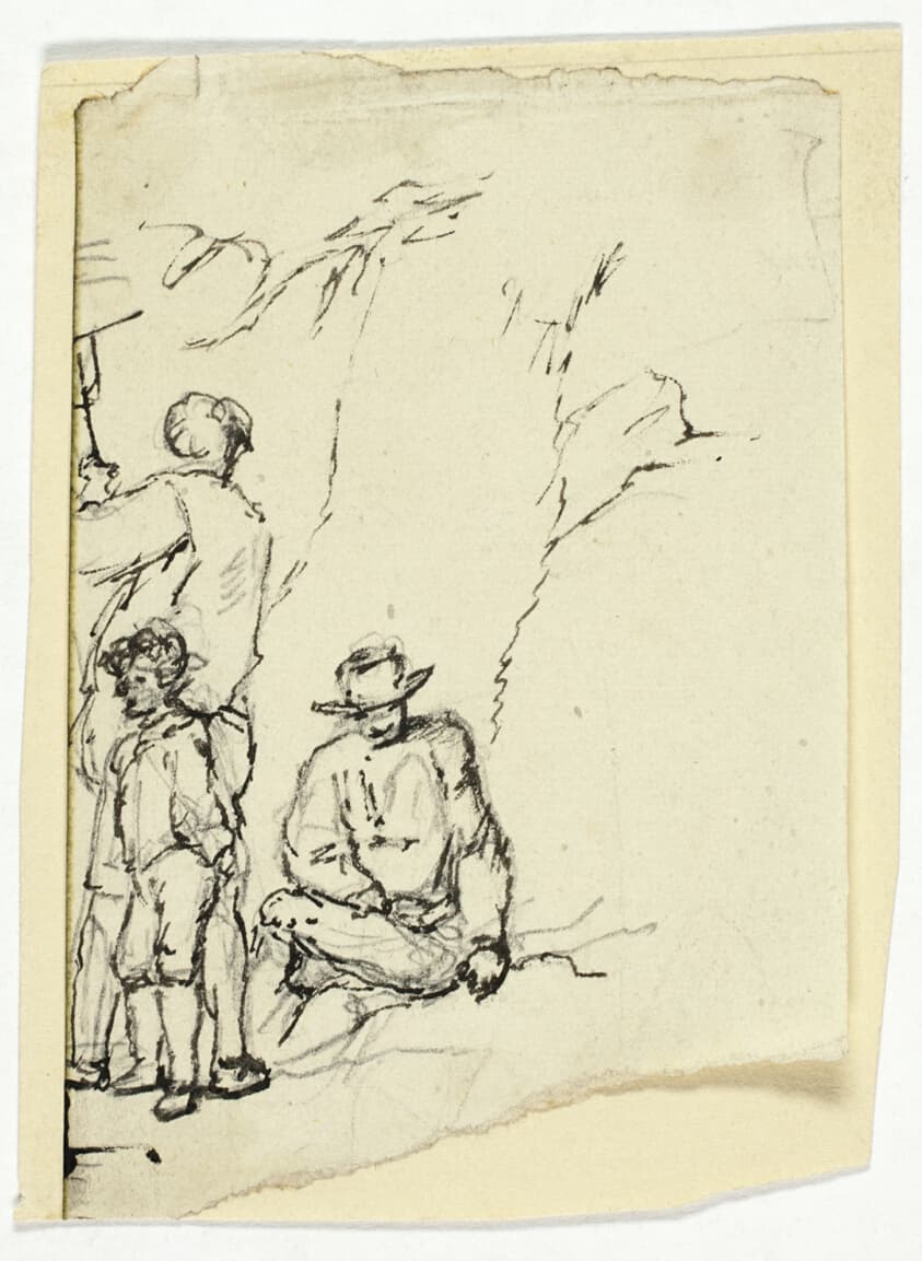 Two Men with Boy — William Henry Pyne