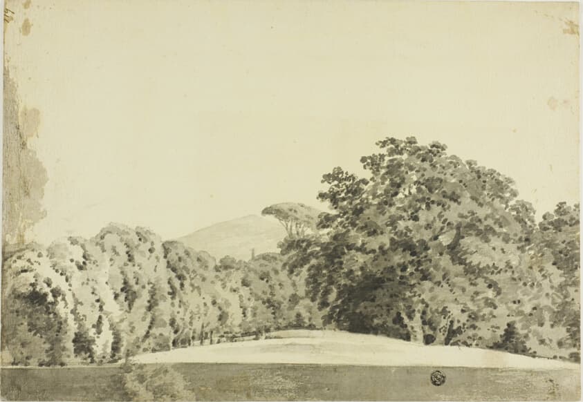 Wooded Landscape — Joseph Wright of Derby