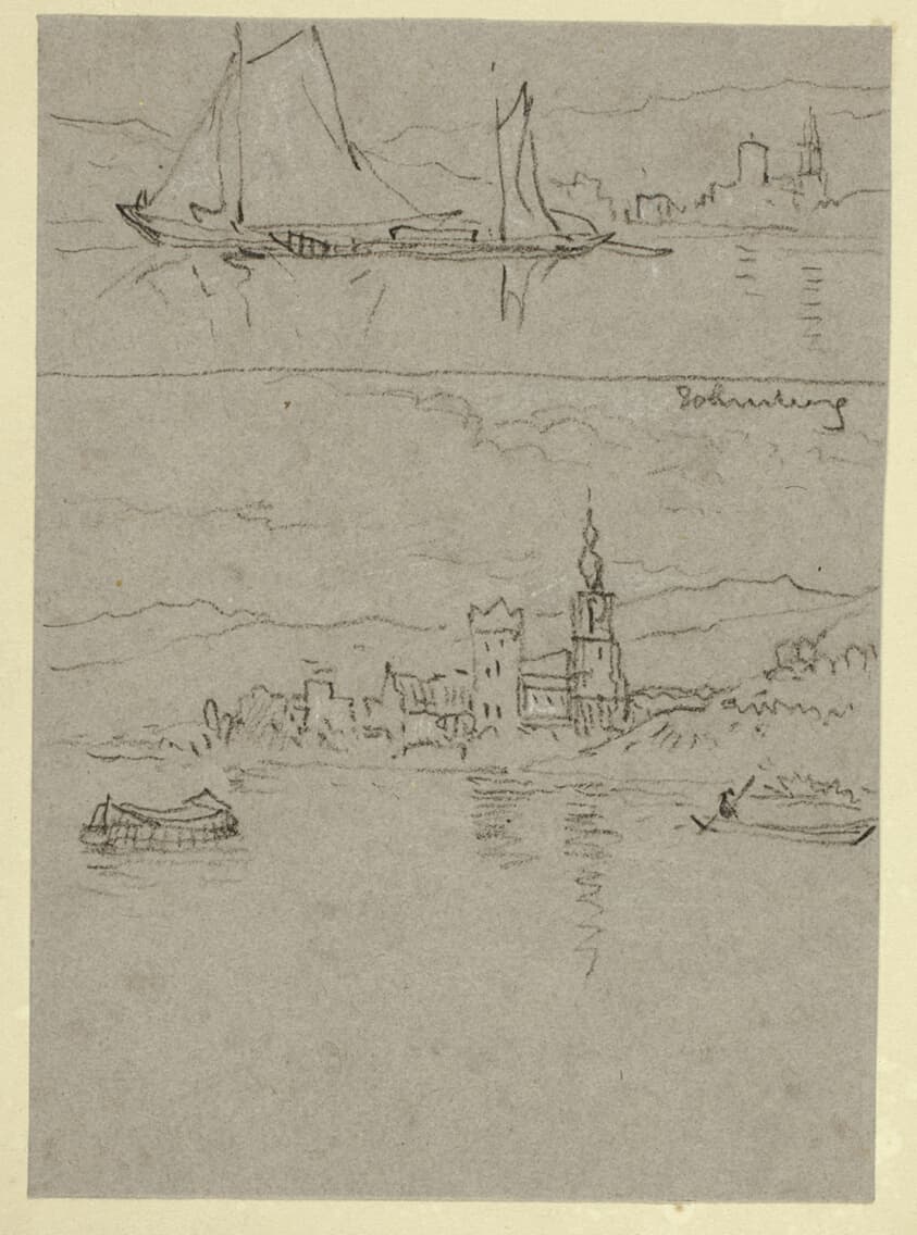 Two River Scenes — William Alfred Delamotte