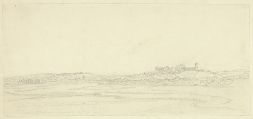 East North East View of Lancaster — Joseph Farington