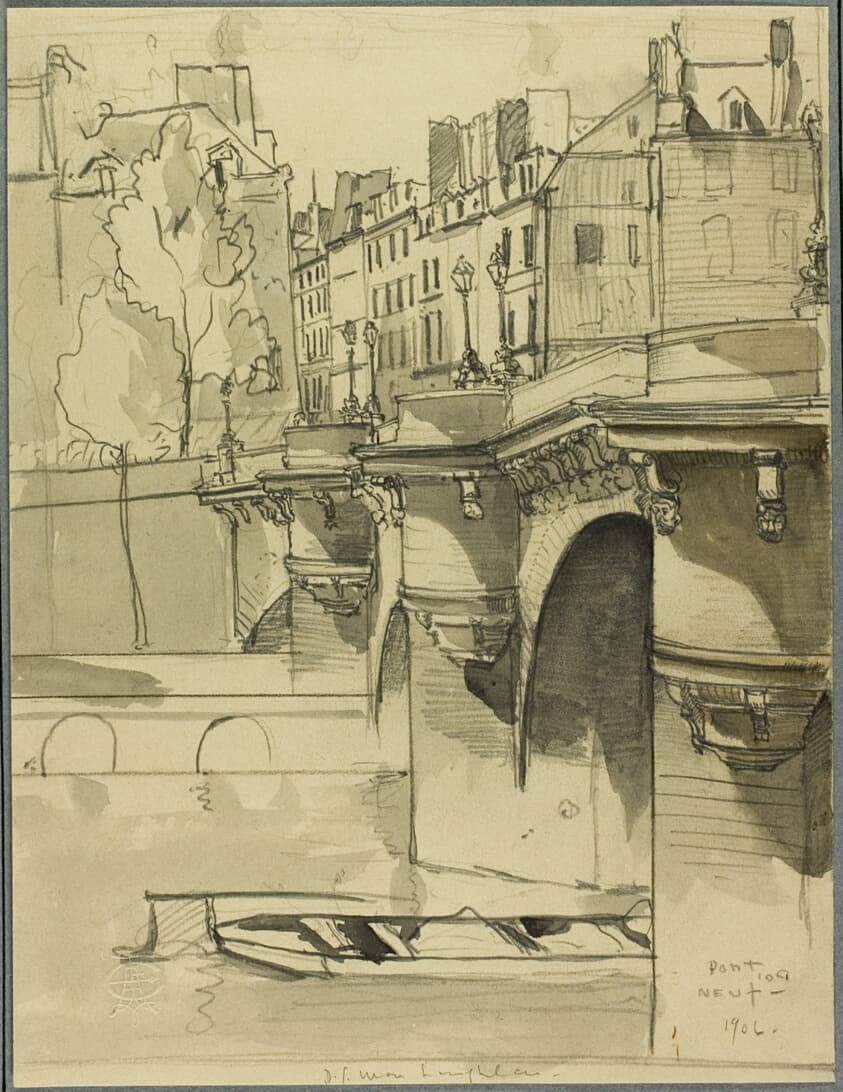 View of the Pont Neuf — Donald Shaw MacLaughlan